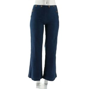 G.I.L.I. Sailor Wide Flare Leg Jeans